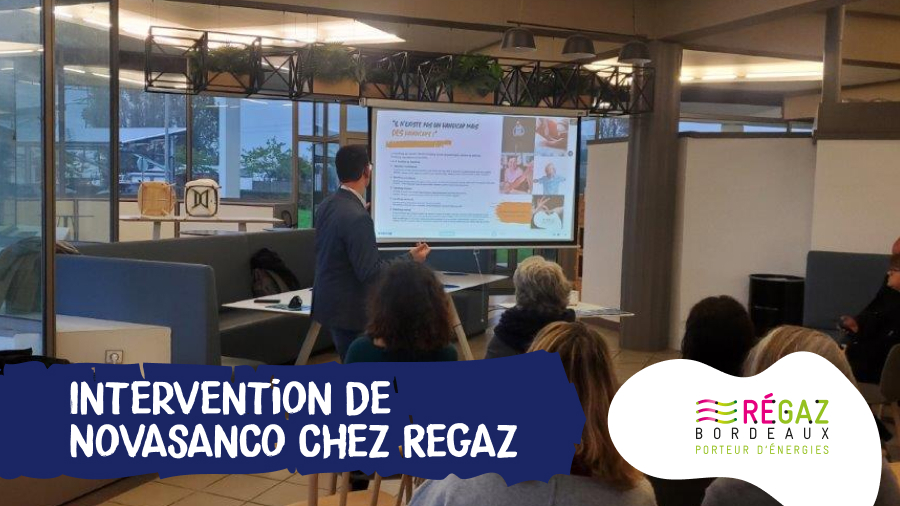 Engagement RSE Regaz auprès de NovaSanco, campagne de sensibilisation au handicap